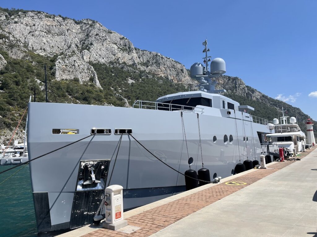 MY CARMEN docked in Oren marina, summer 2025