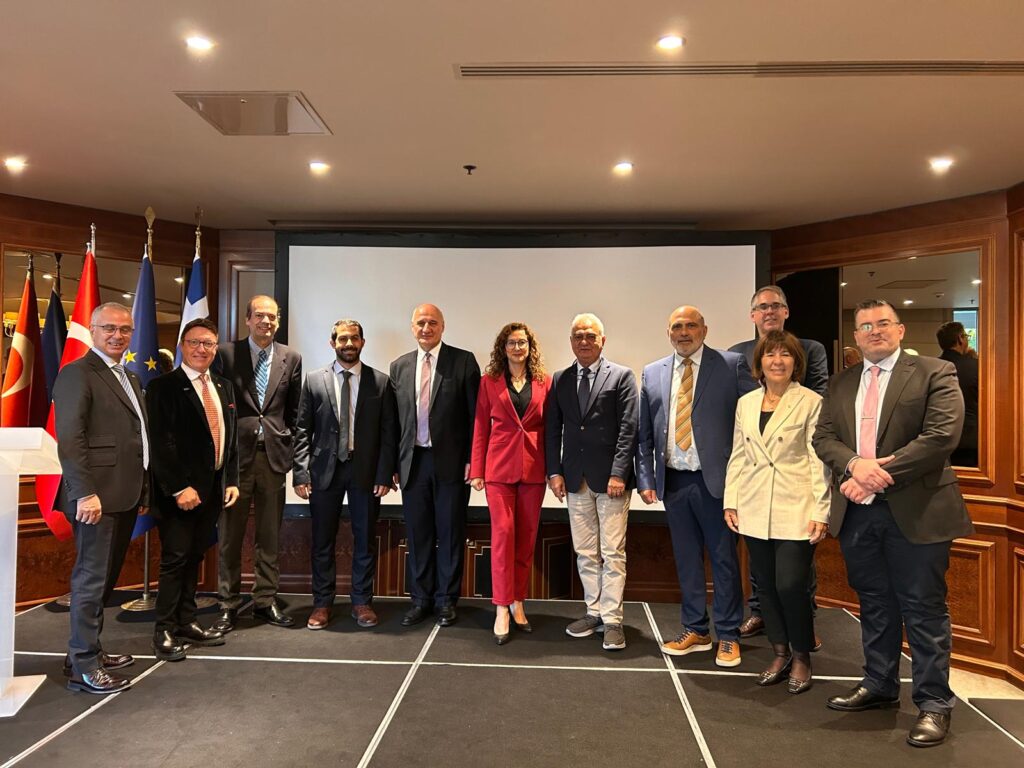 Ambassador Theodoros Bizakis with guests Ambassador Theodoros Bizakis with guests